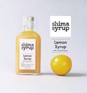 【shima syrup】Lemon Syrup with crashed lemon