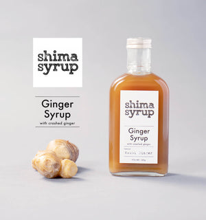【shima syrup】Ginger Syrup with crashed ginger