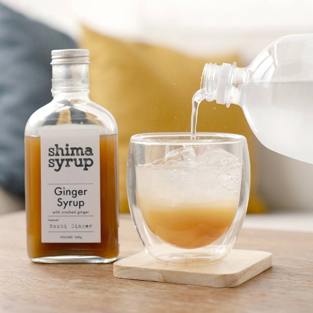 【shima syrup】GingerSyrup with CRASHED ginger|TEMAHIMA PLUS(テマヒマプラス)